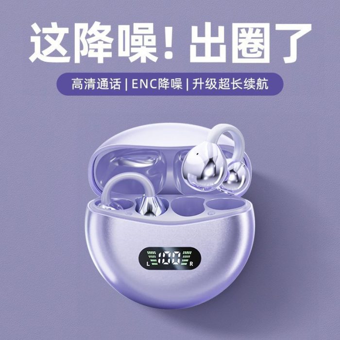 Wireless Bluetooth Headset, Ultra-Long Battery Life, Noise Reduction, No Ear, No Pain When Worn for a Long Time - Image 1