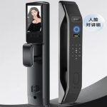 Fully Automatic Face Recognition Fingerprint Lock Tuya Tuya Video Intercom Smart Door Lock Home Anti-Theft Lock - Image 4