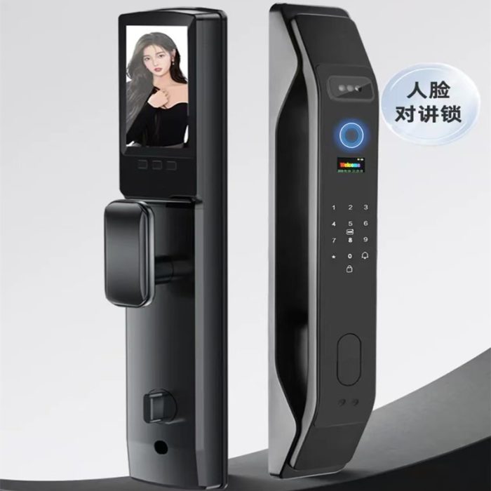 Fully Automatic Face Recognition Fingerprint Lock Tuya Tuya Video Intercom Smart Door Lock Home Anti-Theft Lock - Image 4